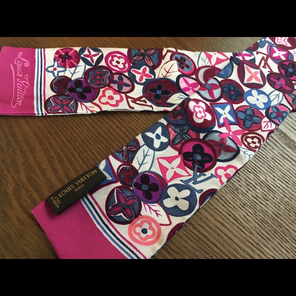 Louis Vuitton purple Rose bandeau